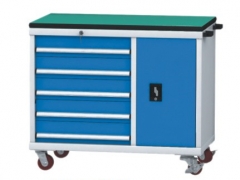 Chariot à outils spécial pour entrepôt à 5 tiroirs