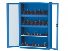 Armoire à outils spéciale d'atelier avec porte vitrée