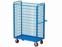 Chariot en fil métallique robuste